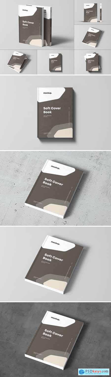 Soft Cover Book Mock-up