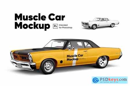 Muscle Car Mockup