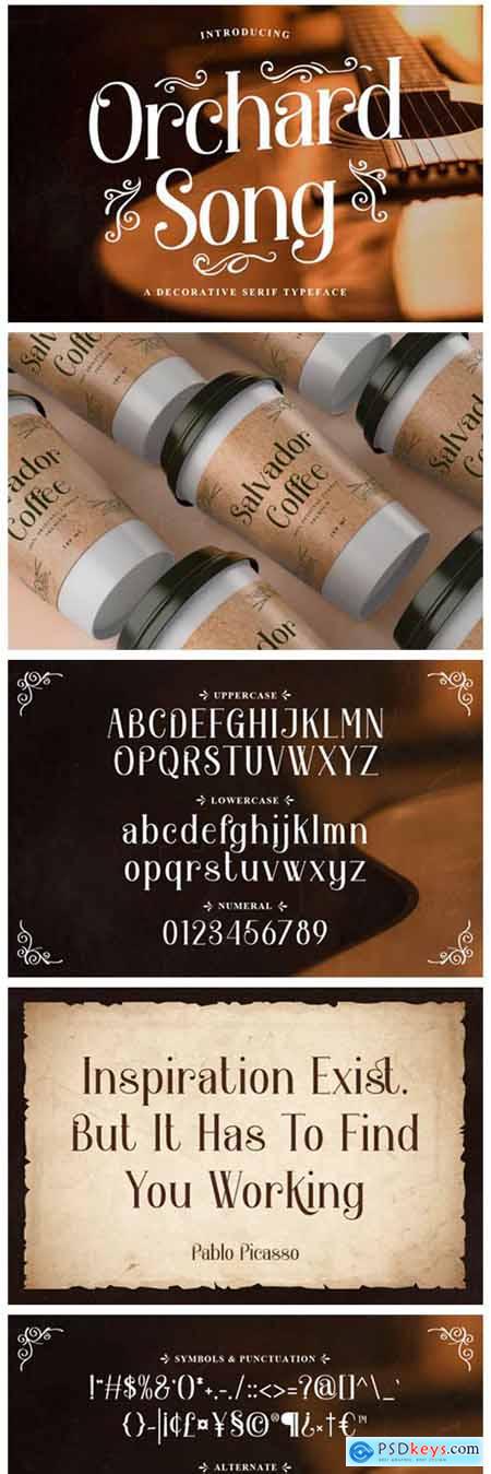 Orchard Song Font
