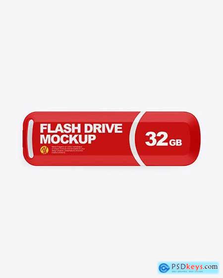 Matte USB Flash Drive Mockup 85329