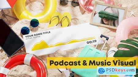 Beach Music and Podcast Visualizer 3D 33026786