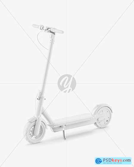 Electric Scooter Mockup - Half Side View 86210