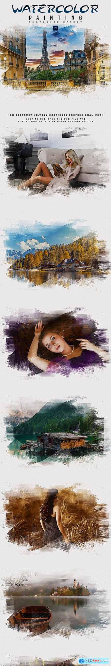 Watercolor Painting - Photoshop Effect 28936851
