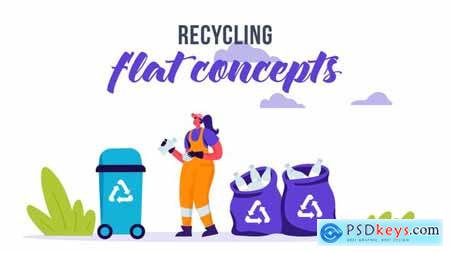 Recycling - Flat Concept 33032375