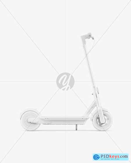 Electric Scooter Mockup - Side View 86300