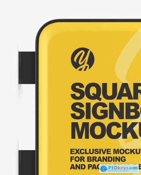 Square Signboard Mockup 85837