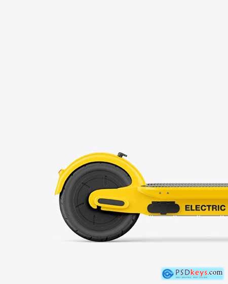 Electric Scooter Mockup - Side View 86300