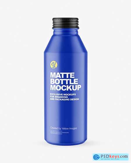 Matte Drink Bottle Mockup 86549