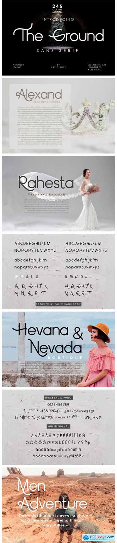 The Ground Font
