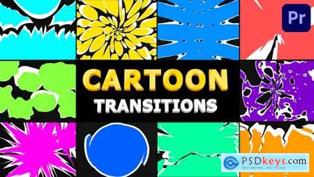 Cartoon Transitions Premiere Pro MOGRT 33046407