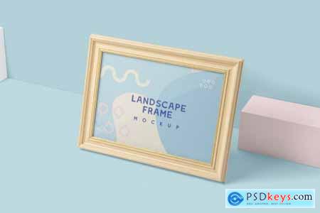 Landscape Wood Frame Mockups