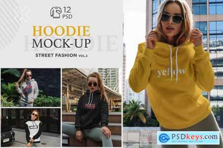 Hoodie Mock-Up Street Fashion vol.2 4498021