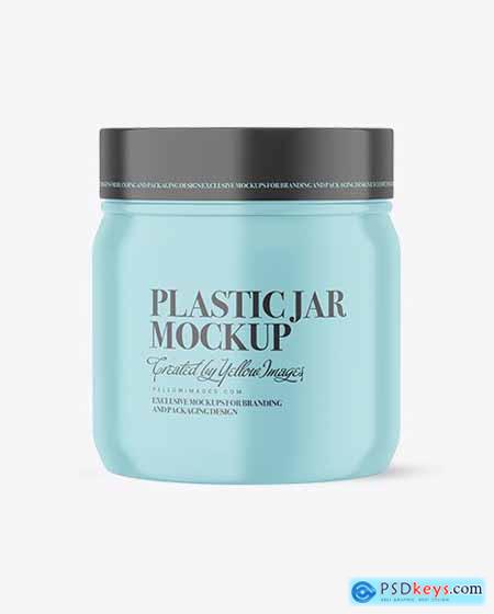 Plastic Jar Mockup 86510