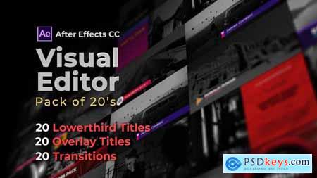 Visual Editor Pack Of 20s - After Effects Version 32501062
