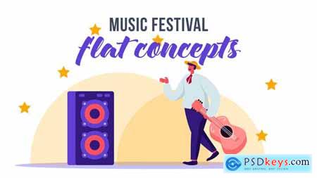 Music festival - Flat Concept 33124765