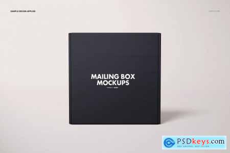 Mailing Box Mockup Set 4 6231872