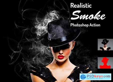 Realistic Smoke Photoshop Action 6188637