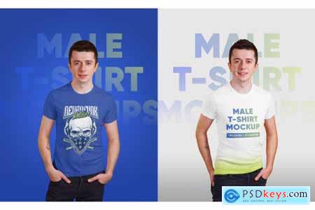 Male T-Shirt PSD Mockups Vol3 5751739