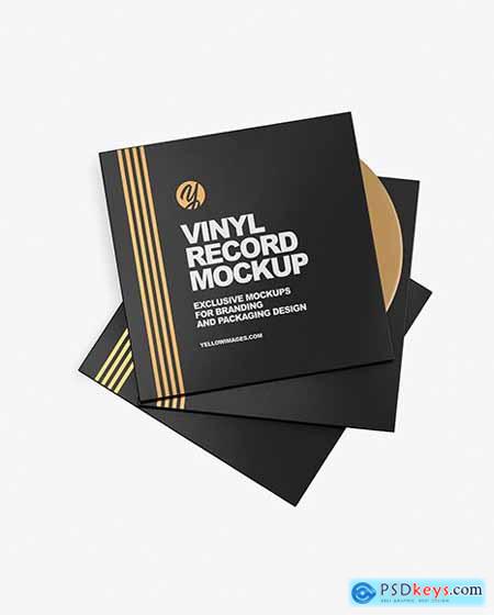 Vinyl Record Sleeves Mockup 86365