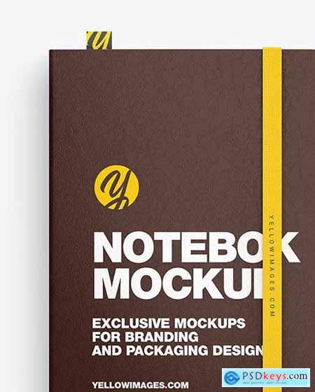 Leather Notebook with Pen Mockup 85953