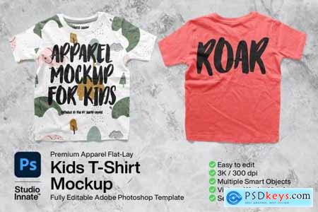 Kids T-shirt Mockup 5886366