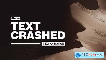Text Crashed - Text Animation 28370062