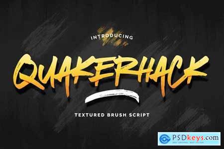Quakuerhack - Textured Brush Script