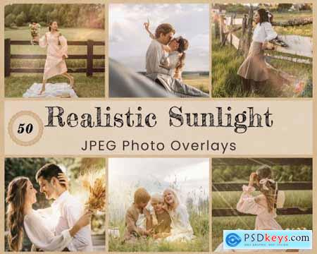 50 Realistic Sunlight Photo Overlay 6316789