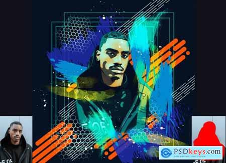 Vector Mixed Art Photoshop Action 6169990