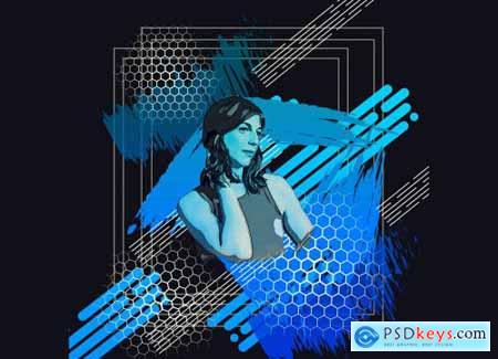 Vector Mixed Art Photoshop Action 6169990