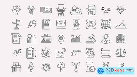 Business & Startup Line Icons 33145242