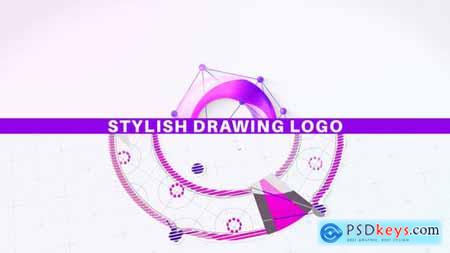 Stylish Drawing Logo 30953989