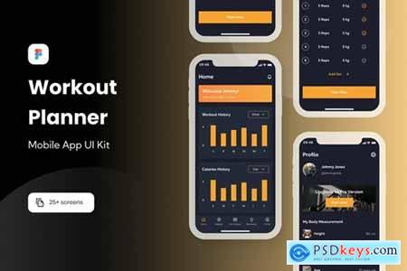 Quat - Workout Planner App UI Kit