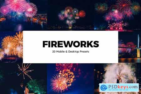 20 Fireworks Lightroom Presets & LUTs 6283937