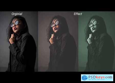 Moody Dark Tone Effect PS Action 5385550