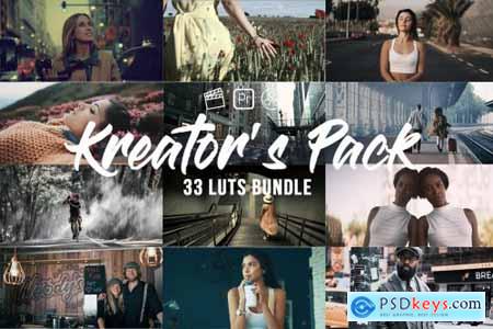 Kreators Pack 33 Video LUTs Bundle 6277753