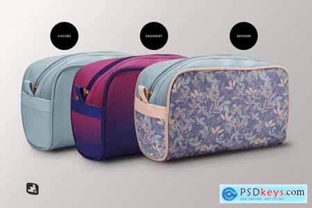 Front View Travel Makeup Bag Mockup 5331147