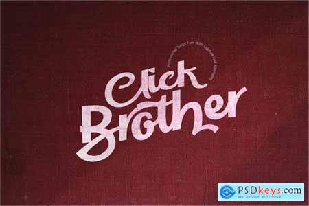 Click Brother Script Font