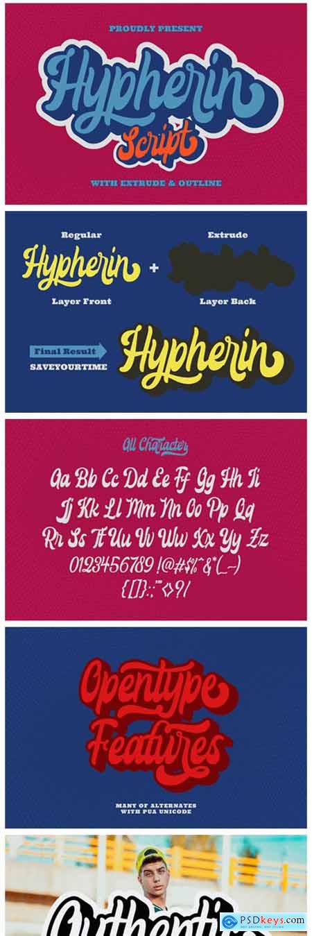 Hypherin Font