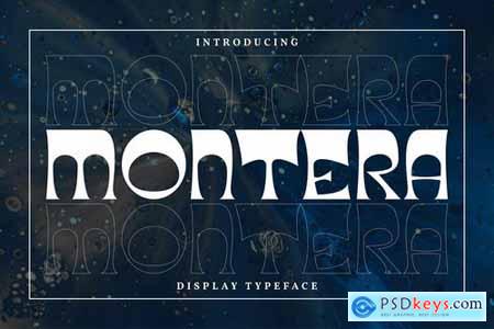 Montera Display Typeface Font