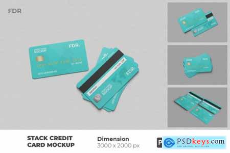 Stack Credit Card Mockup
