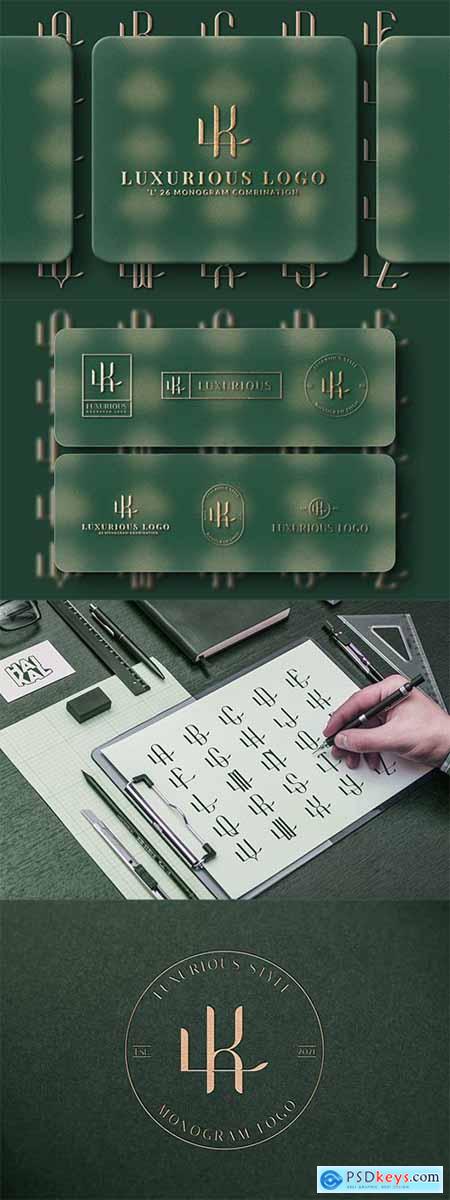 L (A-Z) Monogram Logo Creator Pack Vol.5 Z3RLL69