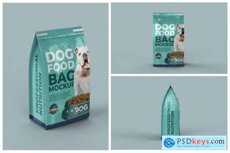 Pet Food Bag Mockup