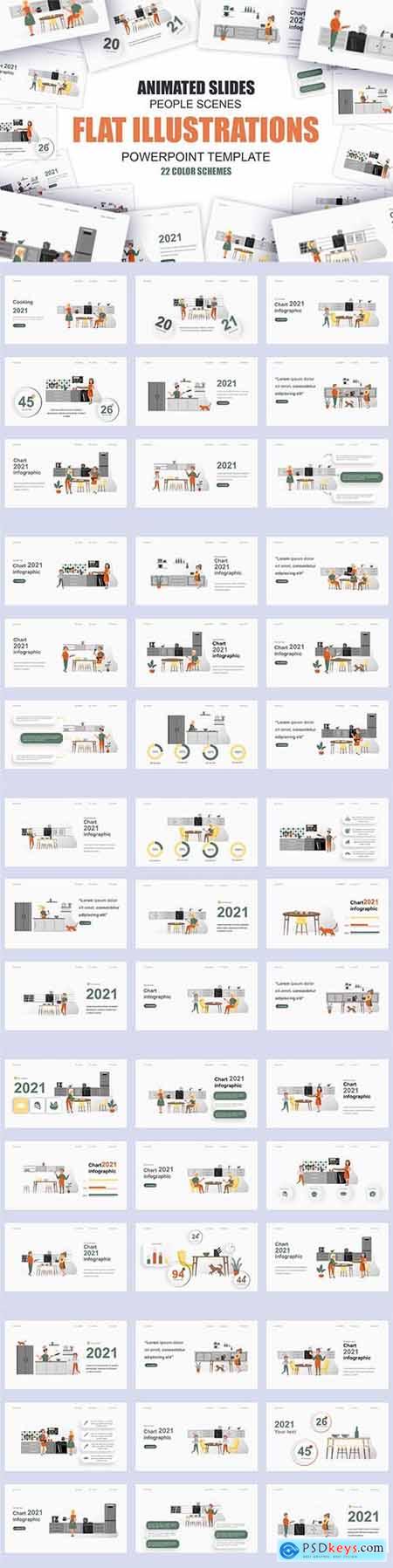 Cooking Illustration Powerpoint Template