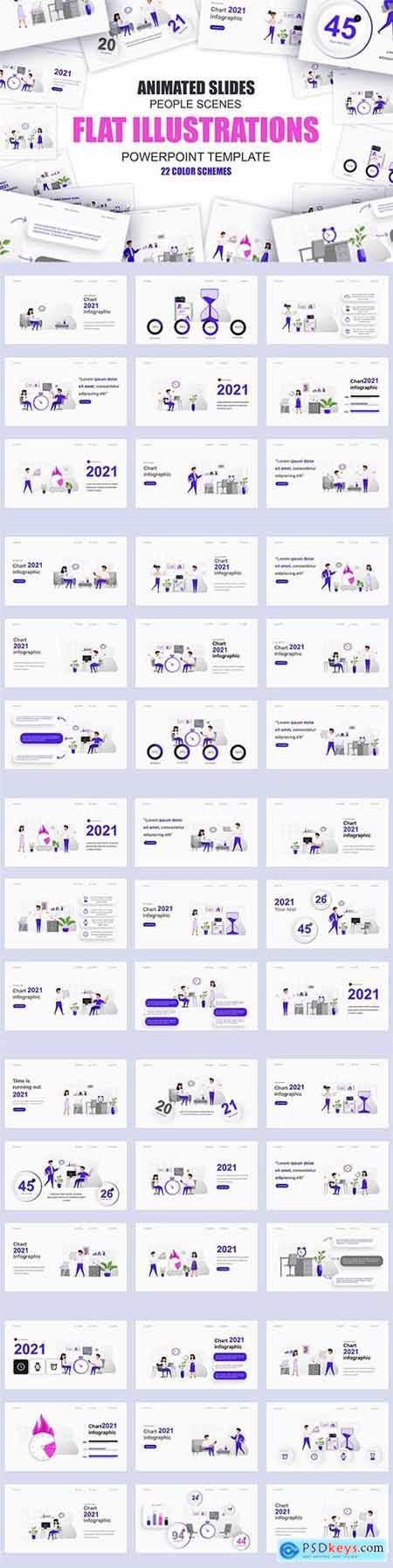 Business Illustration Powerpoint Template