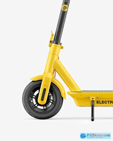 Electric Scooter Mockup - Side View 86115