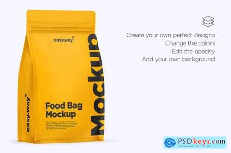 Matte Coffee Bag PSD Mockup 5997166