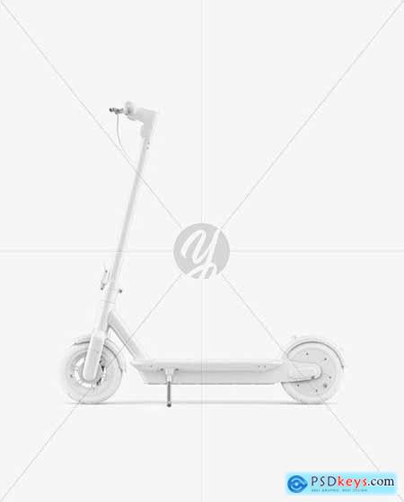 Electric Scooter Mockup - Side View 86115