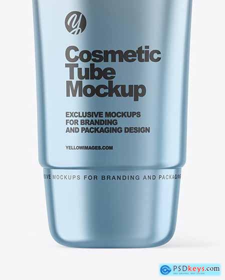 Metallic Cosmetic Tube Mockup 86462