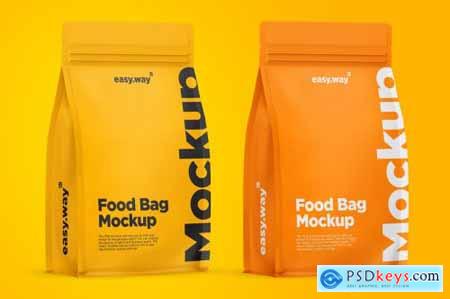 Matte Coffee Bag PSD Mockup 5997166